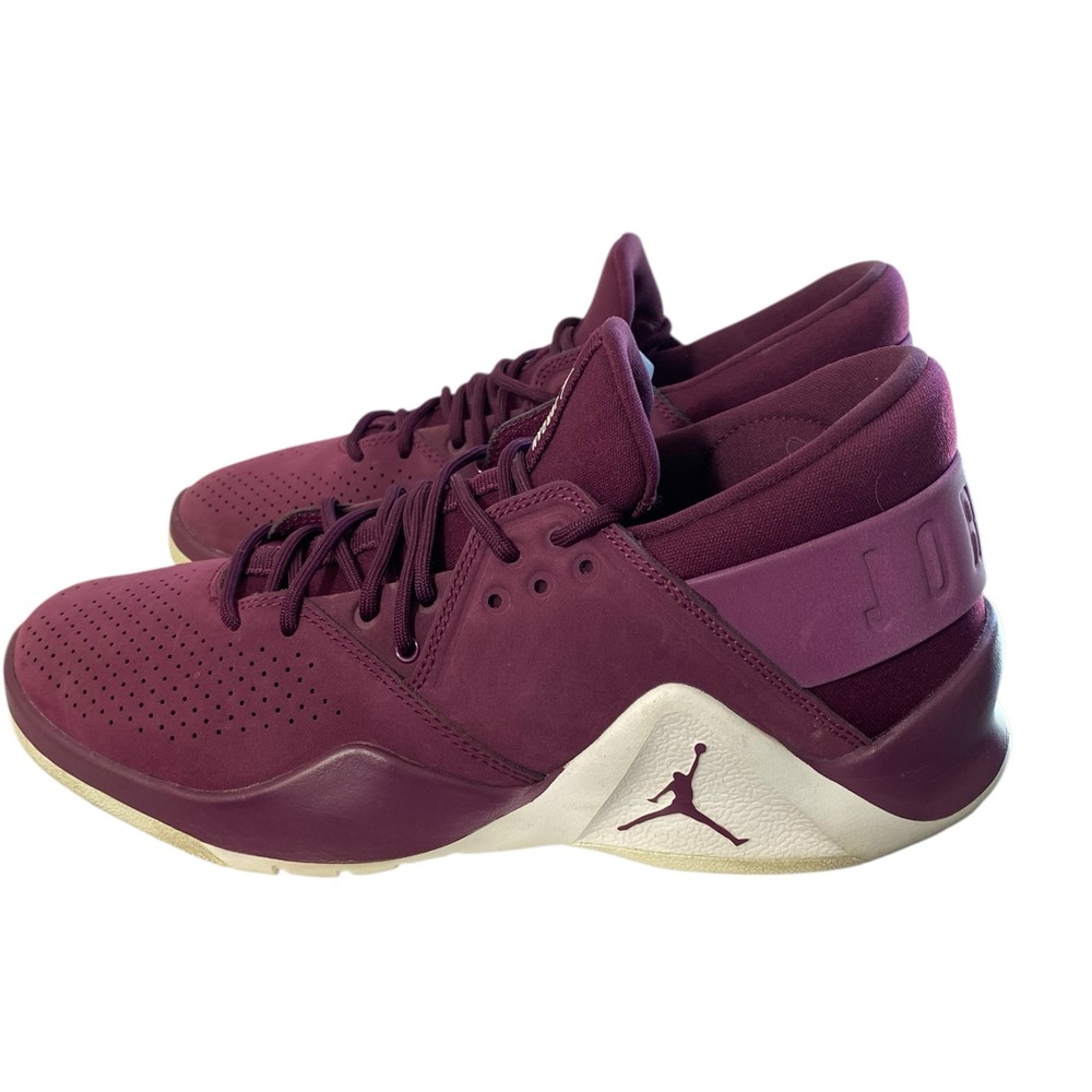 Nike Air Jordan Flight Fresh Premium AH6462 625 Maroon Basketball Mens Size 8.5